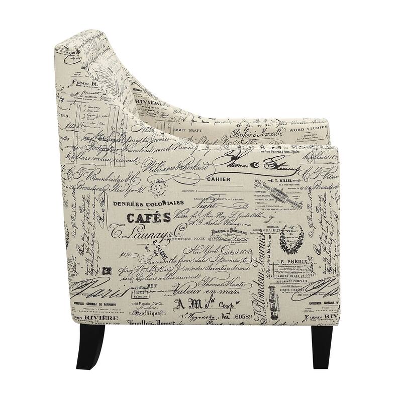 Erica Accent Armchair with Chrome Nailhead Trim