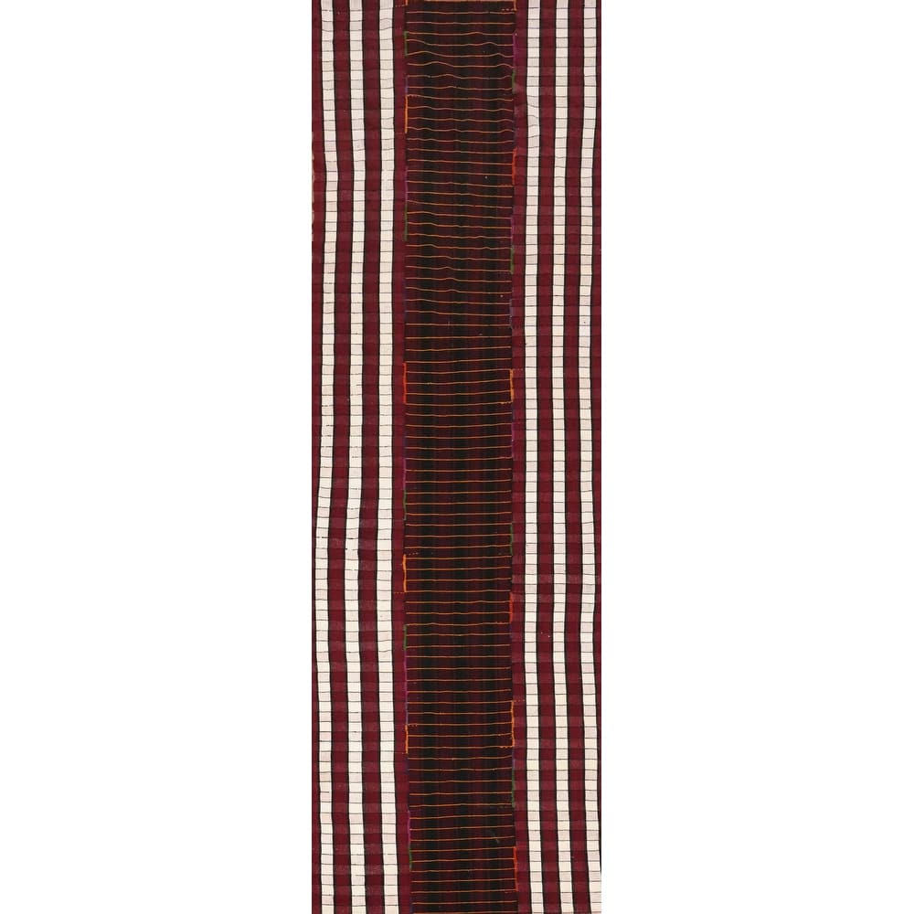 Hand Woven Oriental 100% Wool Carpet Southwestern Tribal Multi-Colored Kilim Runner Rug - 15' 11'' X 4' 2''