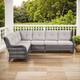 Option Grey Rattan - Beige Cushion