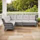 Option Grey Rattan - Beige Cushion