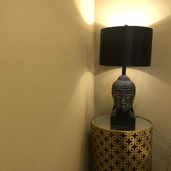 SAFAVIEH Lighting 25-inch Dark Golden Buddha Table Lamp (Set of 2 