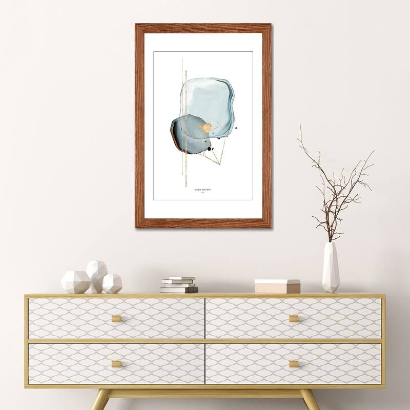 iCanvas "Gold Edition I" by Design Fabrikken