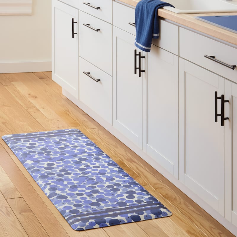 SUR LA TABLE KITCHEN ESSENTIALS Fresh Blueberries Fruit Anti Fatigue Comfort Mat, Kitchen Mat