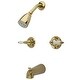 preview thumbnail 15 of 17, Kingston Brass Magellan Tub and Shower Trim with Single Function
