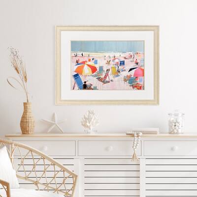 Paragon Summer Days on Beach I Framed Art