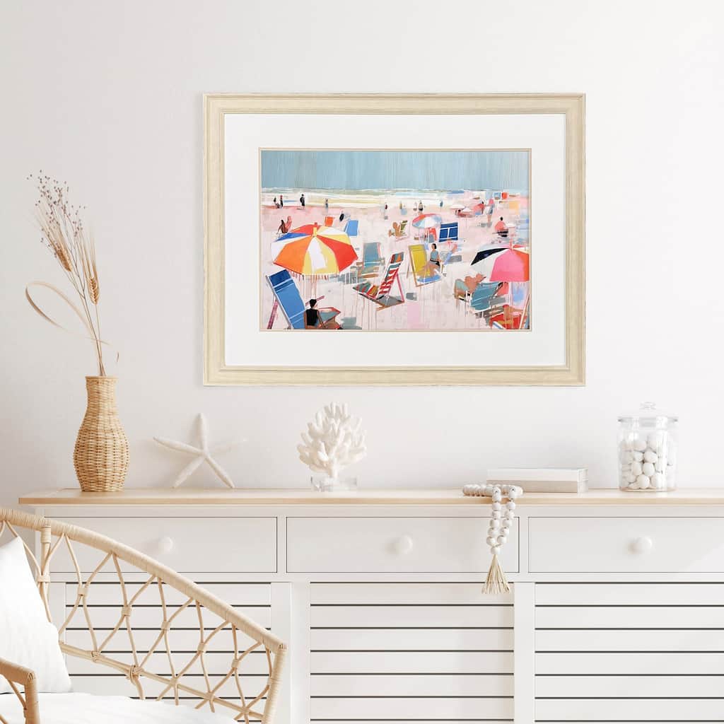 Paragon Summer Days on Beach I Framed Art