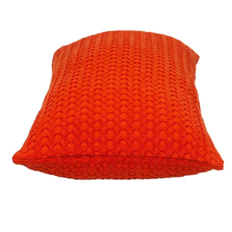 Rectangular Cotton Throw Pillow - 26" - Orange