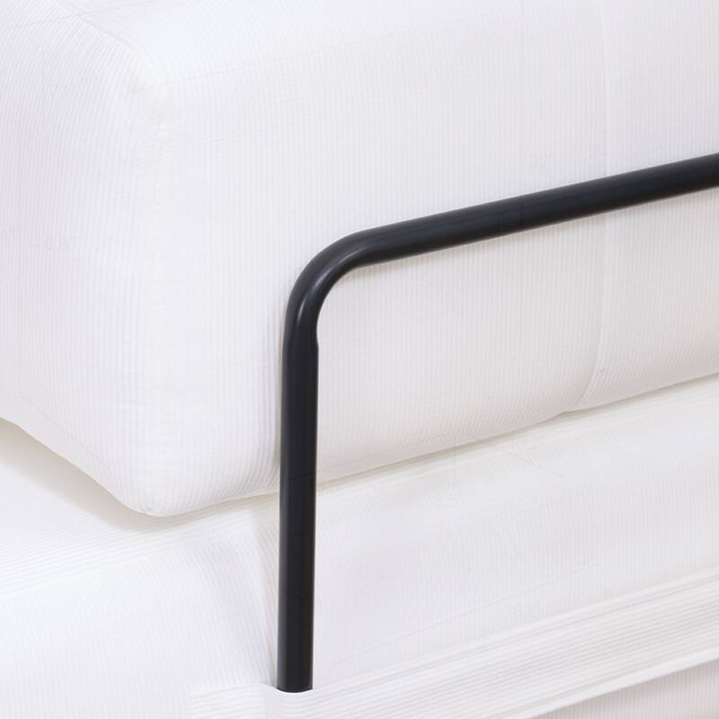 Versatile Convertible Sofa Bed with Plush Pillows for Any Living Space