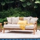 preview thumbnail 16 of 21, Cambridge Casual Chara Teak Outdoor Daybed with Cushion