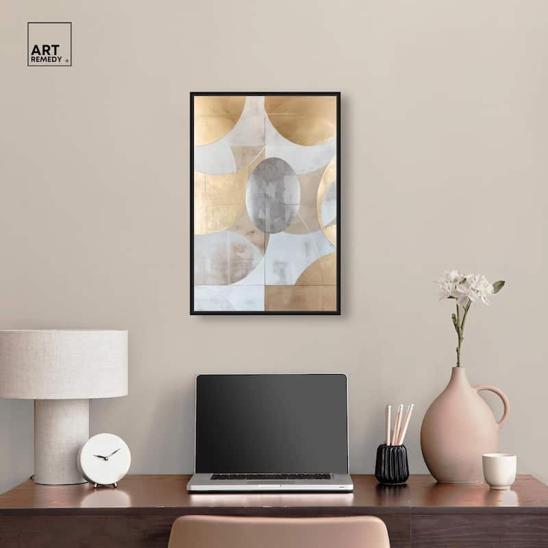 Golden Orb II Canvas by Art Remedy