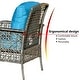 preview thumbnail 54 of 60, OVIOS 4-piece Water-Resistant Wicker Deep Seating Outdoor Sofa Set