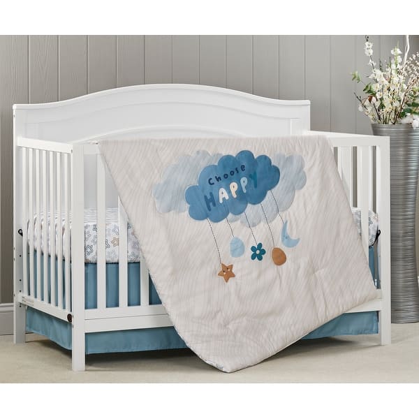 slide 1 of 1, Oxford Baby Shining Stars, 3 Pc Crib Bedding Set