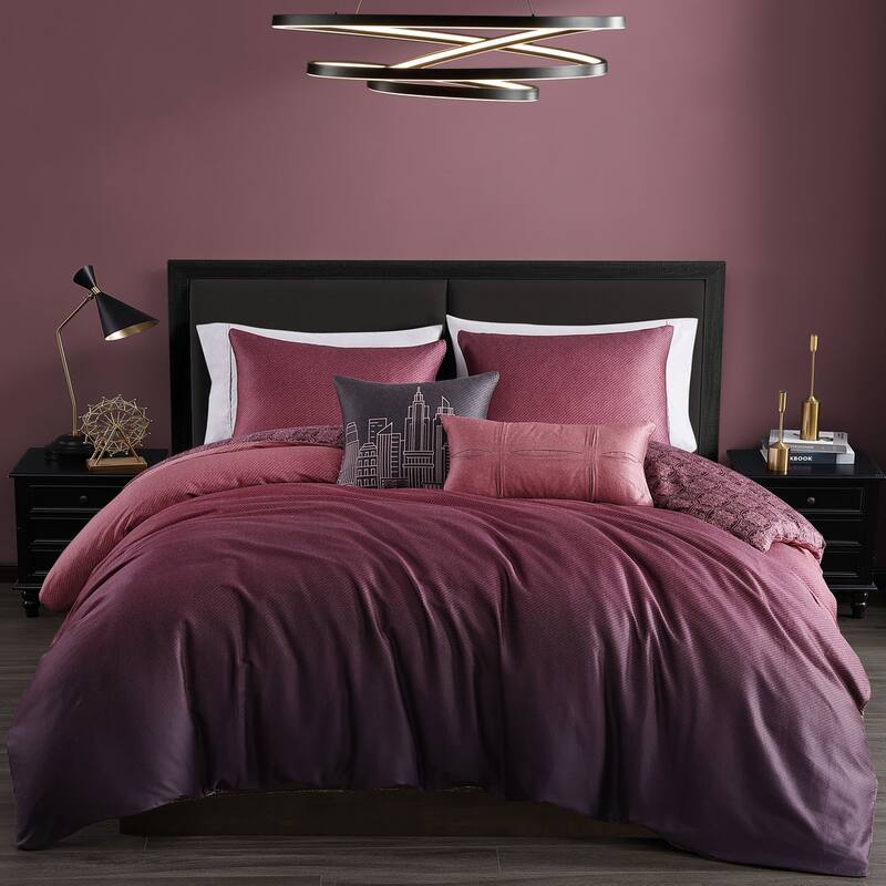 Bebejan Mauve Dreams 5 Piece Reversible Comforter Set