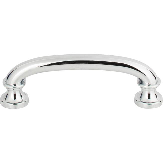 Atlas Homewares Shelley 3 Inch Center to Center Handle Cabinet Pull - Polished Chrome