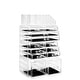 preview thumbnail 2 of 5, Acrylic Makeup Cosmetic Organizer & Jewelry Storage Set - Large - Clear
