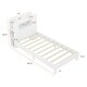 preview thumbnail 15 of 17, Twin Size Wooden Platform Bed Frame with Storage Headboard and 2-Tier Shelf