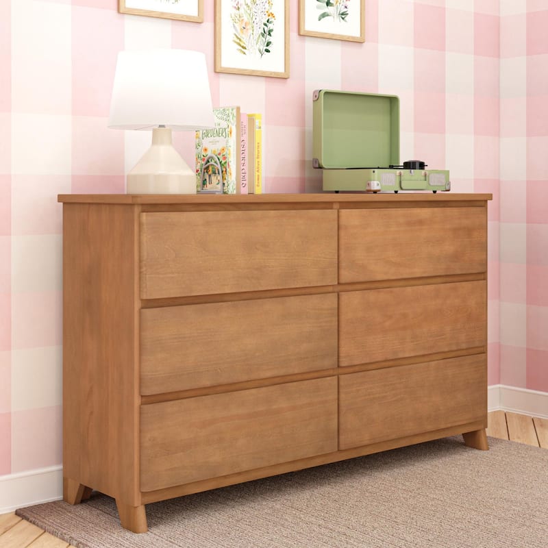 Max and Lily Farmhouse 6-Drawer Dresser