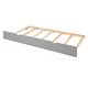 preview thumbnail 32 of 31, Multifunctional Design Wood Daybed Bed with Backrest and Twin Size Trundle, Full Size