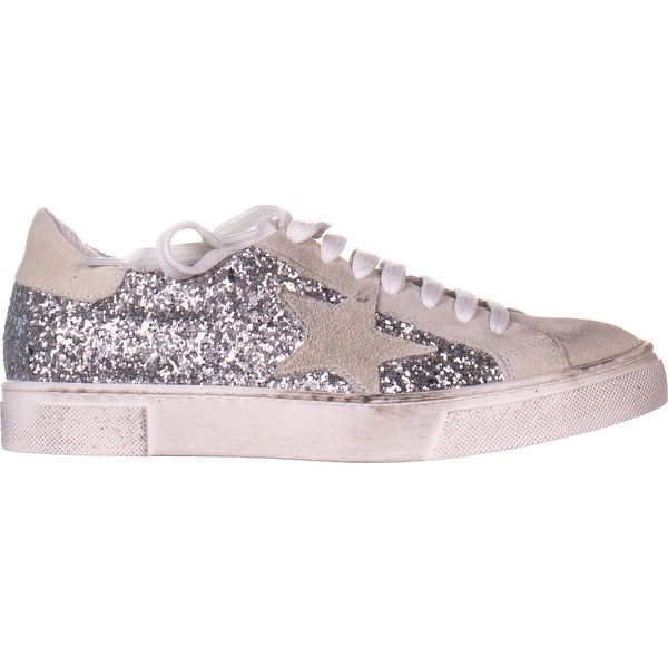 steve madden silver sparkly sneakers