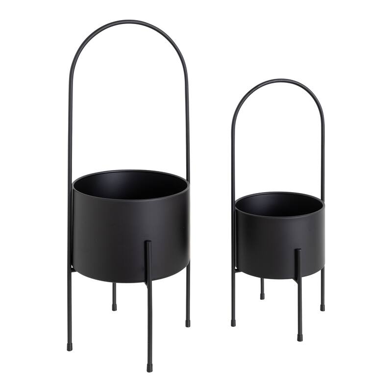 Kate and Laurel Peeto Freestanding Planter Set - 2 Piece