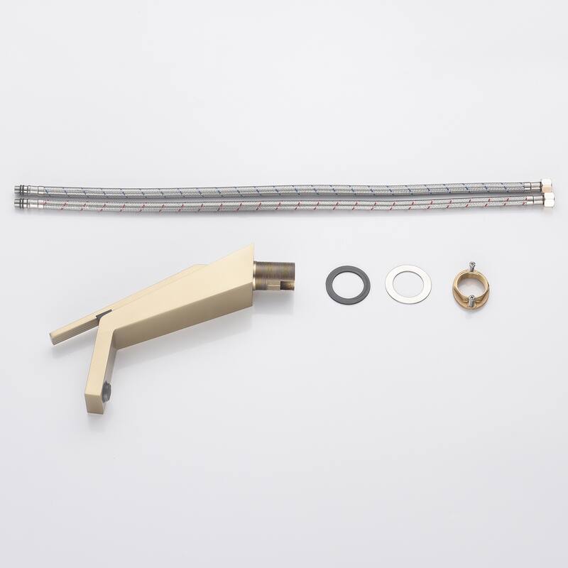 8"H Solid Brass Creative Single-Handle Bathroom Faucet