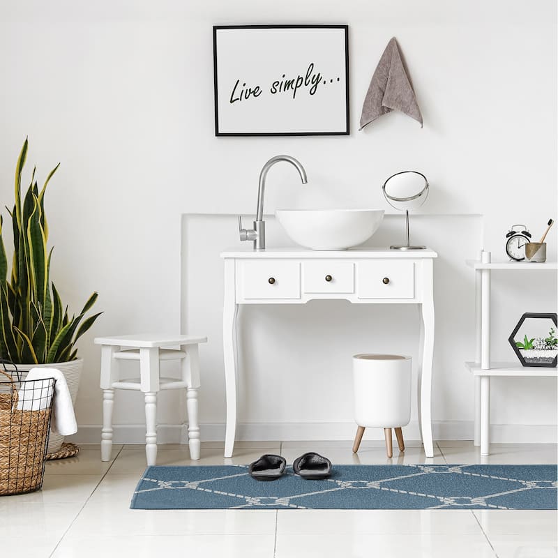 Ahoy Nautical Chenille Rug