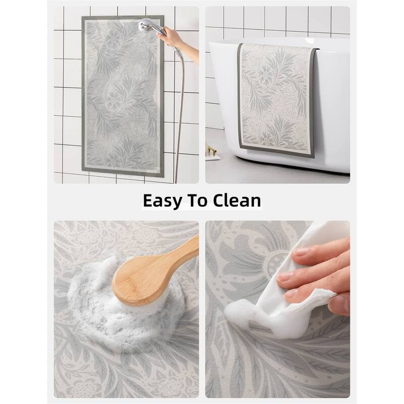 Bath Mat Rug-Thin Quick Dry
