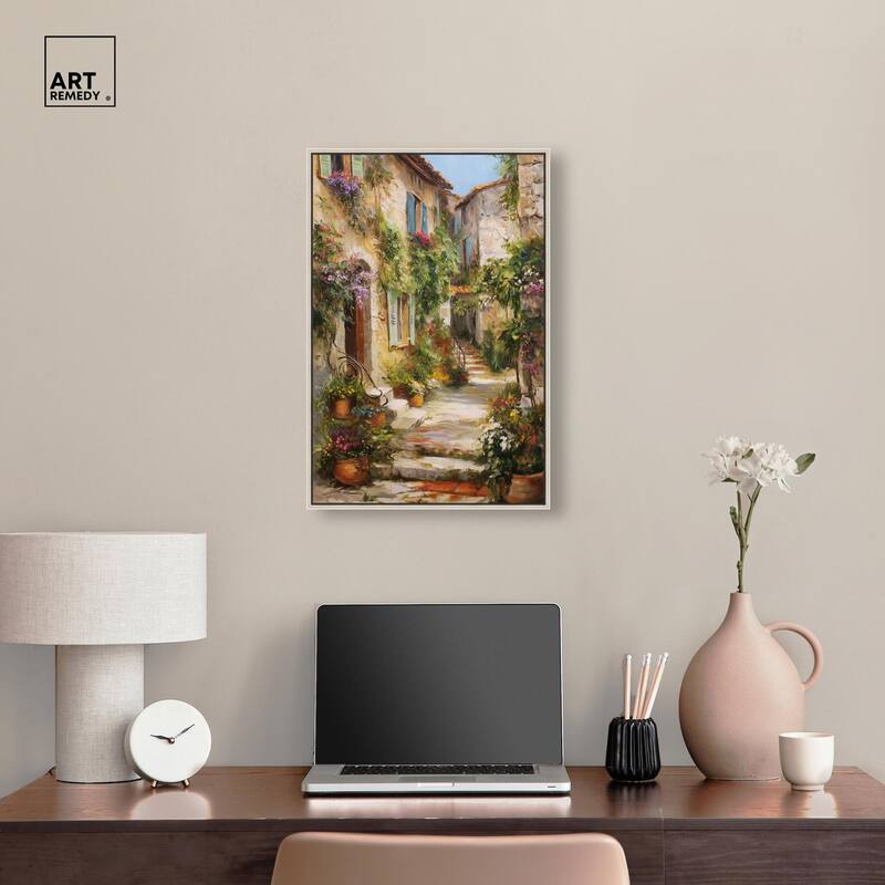 Mediterranean Charm II Canvas by Art Remedy