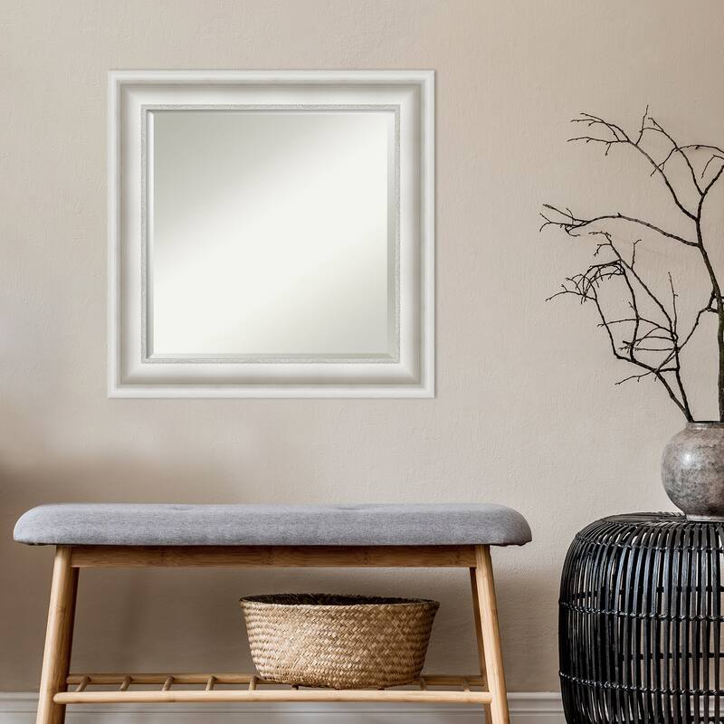 Beveled Wall Mirror - Parlor Black Frame