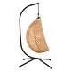 preview thumbnail 27 of 77, Wicker Hanging Egg Chair for Indoor and Outdoor Relaxation