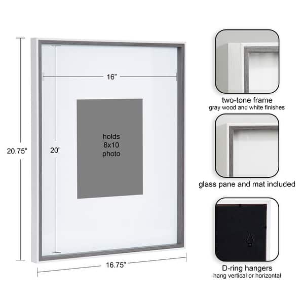 dimension image slide 5 of 9, Kate and Laurel Gibson Photo Frame Set