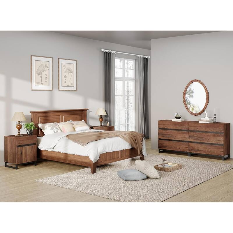 WAMPAT Dresser and Nightstand Set of 3