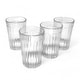 preview thumbnail 1 of 1, STP Goods Clear Faceted Glass Set of 4 - Set of 4