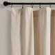 preview thumbnail 85 of 152, Lush Decor Linen Button Single Panel Window Curtain