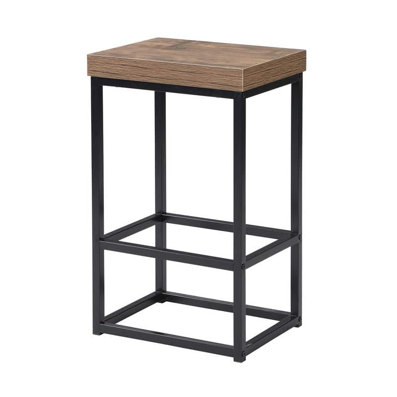 Farmhouse-Style Kitchen Island Set with Drop-Leaf Table, Two Seats, Storage Cabinet, Drawers, and Towel Rack‌
