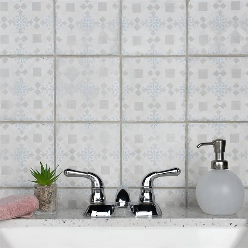 Merola Tile Barcelona Decor Born 5-3/4" x 5-3/4" Porcelain Floor and Wall Tile