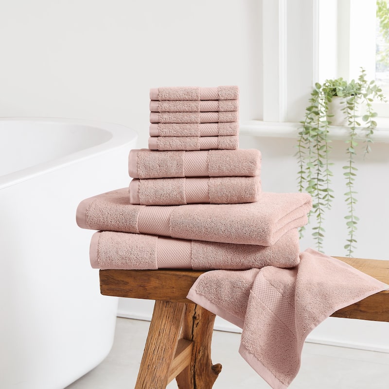 Cannon Luxe Turkish Cotton 10 Piece Towel Set