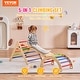preview thumbnail 11 of 26, VEVOR Pikler Triangle Set Toddler Climbing Toys Indoor Playground, Ramp, and Arch, Montessori Climbing Set