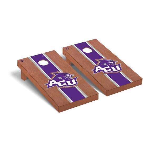slide 2 of 5, Abilene Christian Wildcats Rosewood Cornhole Board Set