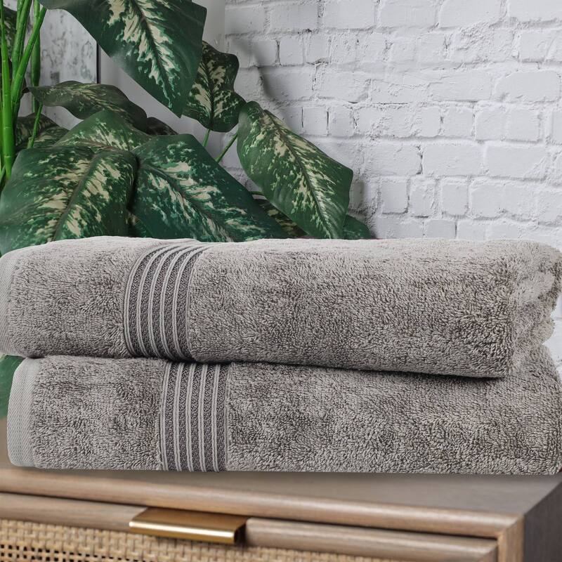Superior Heritage Egyptian Cotton Absorbent Bath Sheet Set of 2