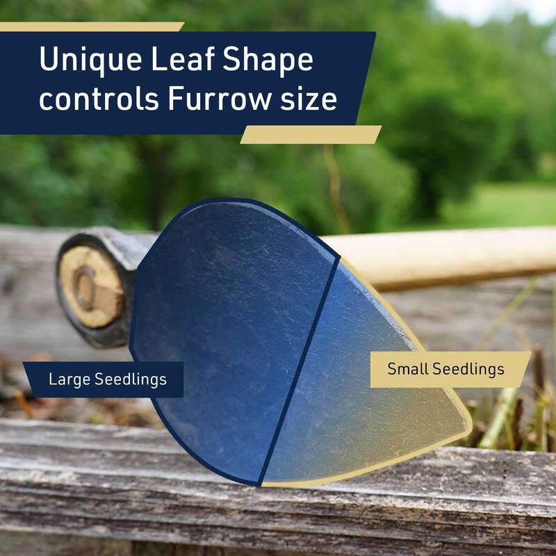 Kings County Tools Hoe Garden Tool - 16.5” Leaf-Shaped Steel Garden Hoe