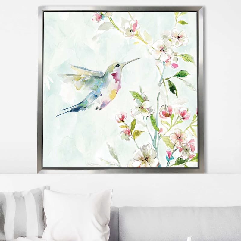 "Hummingbird III" by Carol Robinson Print on Floating Canvas