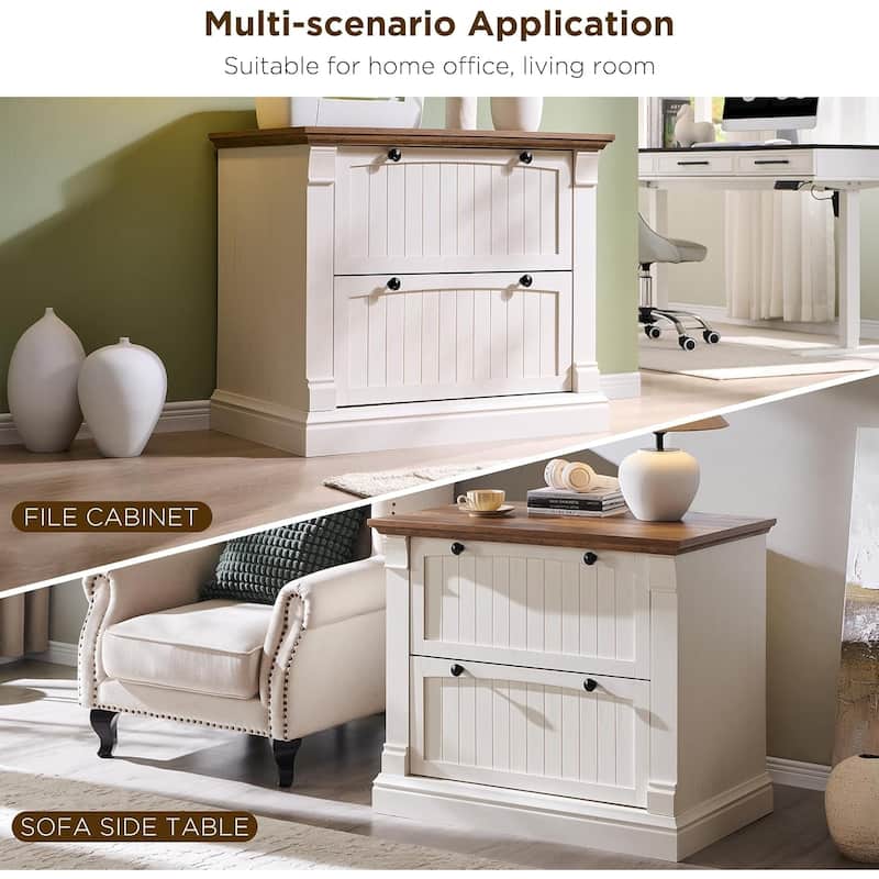 Rustic Wood File Cabinet , Filing Cabinet for Home Office, Living Room