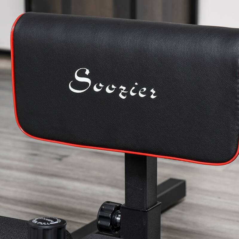 Soozier Multifunctional Abs Glutes Quads Training Workout Exercise Machine - Black