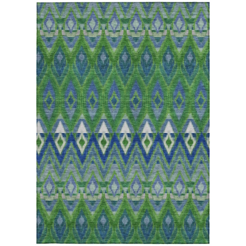 HomeRoots Southwestern Transitional Rectangle Outdoor Rug