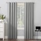 preview thumbnail 66 of 79, Sun Zero Cyrus Thermal Total Blackout Back Tab Curtain Panel, Single Panel 40" x 63" - Silver Gray
