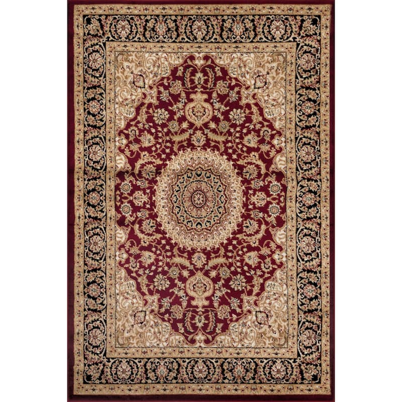 World Rug Gallery Traditional Oriental Medallion Area Rug
