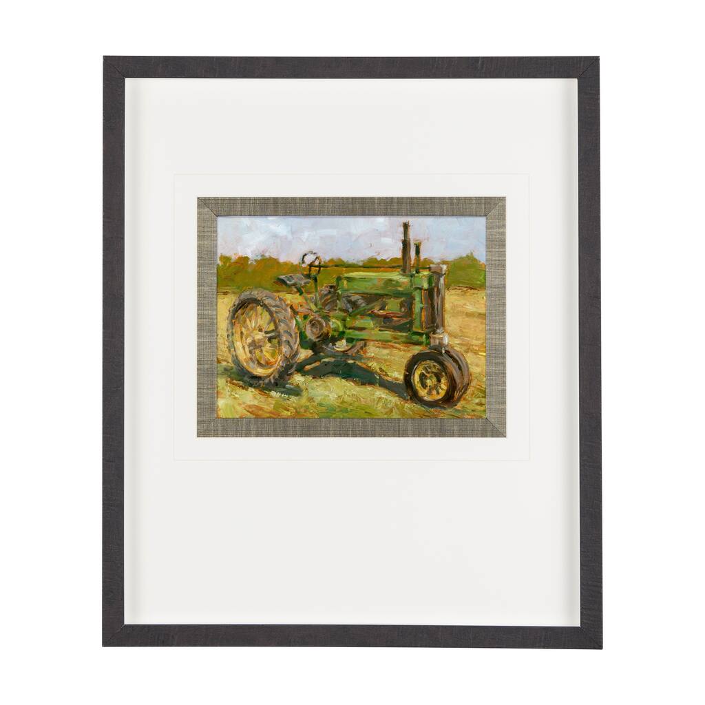 Rustic Tractors I Framed Art Print