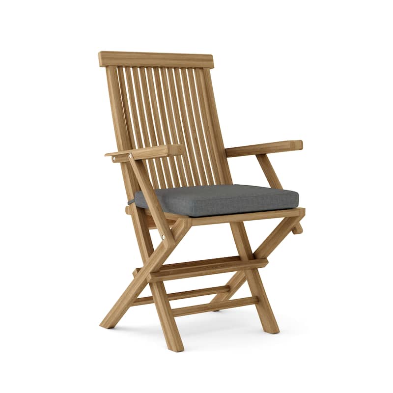 Classic Teak Outdoor Dining Chair - Foldable (Set of 2)