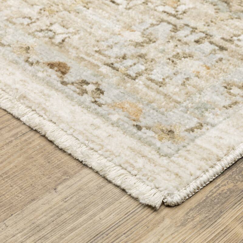 Style Haven Lucia Vintage Traditional Pale Blue/Beige Area Rug